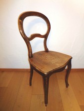 Alter Stuhl Biedermeier Holzstuhl Salonstuhl Wiener Barock  fest & stabil