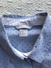 H&M Bluse zu Pullover Blazer top Punkte Streifen 40 wie neu