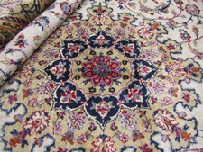 Feiner Gewebter Orient Teppich Kaschmir Seide Ghom Carpet Tappeto Rug 296x196cm