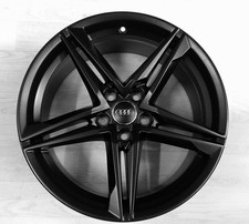 Original Audi A5 S5  8W  S-Line Felgen 18" 8W0601025DE  Schwarz Matt  TOP! Black