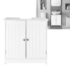 Badezimmerschrank Badschrank Waschbeckenschrank 2-Door Bathroom Storage Cabinet