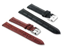 Uhrenarmband Uhrenband Uhrenarmbänder Kalbs Leder Alligator Narbung neu