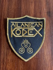 Atlantean Kodex Patch Logo Gestickt Epic Death Heavy Metal Kutte Battle Jacket