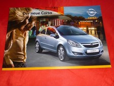 OPEL Corsa D Basis Edition Sport Cosmo Prospekt Brochure Depliant von 11/2006