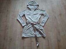 VERO MODA Sweat-Jacke Gr. M Tunika Wickeljacke grau + Kaputze + Bindegürtel Neu
