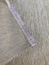 Gold Chenille Velour Typ Polsterstoff leichte Streifen 1,8 x 1 m Plus B46