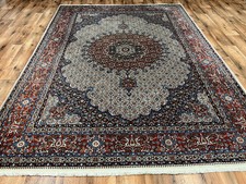Perserteppich Perser Orient Teppich Wolle mit Seide Perser Teppich 296 x 196 TOP
