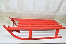  Impressionen Deko-Objekt Schlitten Rot Klappbar 