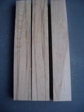 3 x  ged. Kernbuchen Leisten Buche mit Kern gehobelt 31 cm Bastelholz