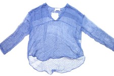 SDN Sonia de Nisco wunderschöne Tunika 35% Seide Überwurf durchscheinend 40+ neu