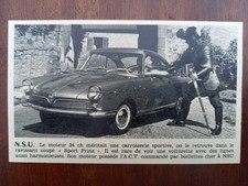 NSU Sport Prinz, Bertone, Ritter, Abbildung, 1959