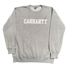 Carhartt Sweatshirt Herren XL Pullover Spellout grau Pullover