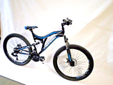 Mountainbike 26 Zoll, Vollfederung, FS + 2x Scheibenbremsen, blau schwarz