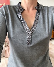 Better Rich Langarm Shirt Longsleeve Pailletten S