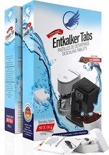 50 Entkalker Tabs │ Entkalkungstabletten Kompatibel mit allen Maschinen 