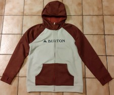 Burton coole Kapuzen Sweatshirt Jacke beige rost ~ Boys Gr. XL ~ super Zustand