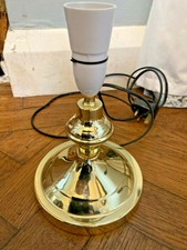 Carramar cl102a Messing farbig Wide Base Tischlampe 100w Max 2m Blei-gebraucht (g1h)