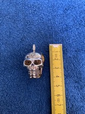 THOMAS SABO Totenkopf Anhänger- 925er Sterlingsilber Skull Rebel at Heart - groß