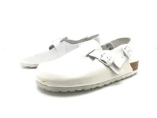 Bio Streett Damen Sandalen Sandaletten Pantoletten Comfortschuhe Weiß Gr. 38