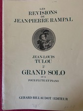 Les Revisions de Jean Pierre Rampal Jean Louis Toulou 5e Grand Solo Flöte Piano