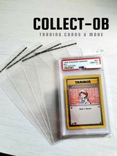 50x Pokemon PSA Grading Graded Card "Schutzhüllen" Folien Karten Sleeve Case