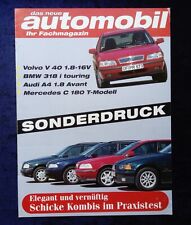 Volvo V40 1.8-16V, BMW 318i touring, Audi A4 1.8 Avant Sonderdruck