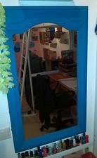 toller Spiegel mit schönem Holzrahmen 90 x 55 cm  