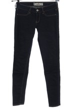 HOLLISTER Slim Jeans Damen Gr. DE 34 blau-hellorange Casual-Look