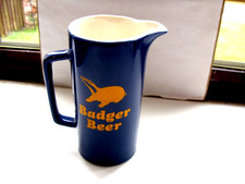 Dachsbier Werbung Wasserkanne blau/gold hergestellt von wade PDM in Sehr guter Zustand