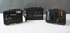 3x Walkman von Sony, Panasonic und Memo Bastler und Sammler