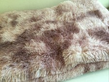 Waschbarer Plüsch Teppich Wuschelteppich  Rosa ca. 160x240cm AR