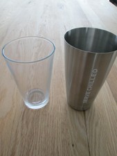 Boston Shaker aus Edelstahl wie neu. Volumen ca.0,5 Liter