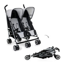 Hauck 139042 Turbo Duo Kinderwagen Geschwister wagen Jogger Zwillings wagen PE9