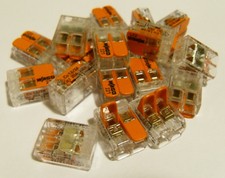 50 Stück WAGO Klemme 2 polig 221-412 flexibel 0.14-4mm² starr: 0.2-4mm² Hebel