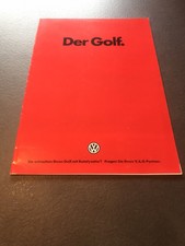 Volkswagen Golf II Prospekt 01/1985
