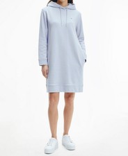 RETOURE - Tommy Hilfiger Sweatkleid REGULAR HOODIE SHORT 650984 Blau M (38)