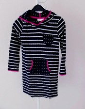 Kinder Kleid mit Kapuze Gr. 122/128