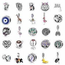 Charms Anhänger 925 Sterling Silber Charm Armband Gemischt Themen Damen Geschenk