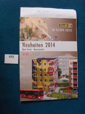 K91  Faller Katalog Neuheiten 2014  - gebraucht