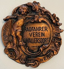 Abzeichen Plakette Radfahrer Verein Wallersdorf