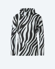 Rollkragenpullover im Animalprint "grau" Gr. 38 UVP: 69,98 € NEU!
