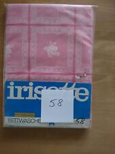2 tlg. Bettwäsche Set  in Rosa von Irisette  155 /200    NEU   Nr. 58 