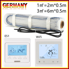 Elektrische Fußbodenheizung 160W elektro Bodenheizung elektrisch Fliese Bad Set