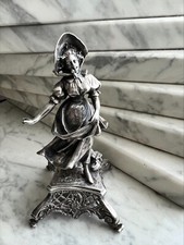 Antike Silberfigur Wolf & Knell Hanau Bäuerin  Silber Figur Figure