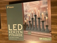 TCM Tchibo * Weihnachten LED Kerzen Pyramide mit Timer