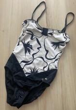 Vintage Sunflair Badeanzug 40 schwarz West Germany 60er 70er Swimsuit 1970s S