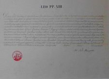 Kopie 1894 Vatikan Italien Kardinal Sekretär Rampolla Leo XIII Leonard Jungblut