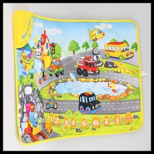Kinder Baby Pädagogische Spielmatte Zug Auto Bus Flugzeug Fahrrad Schiff Hubschrauber