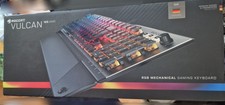 Tastatur Roccat Vulcan 120 Kabelgebunden Mechanisch RGB Gaming Silber Schwarz 