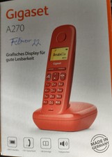 Gigaset A 270 Schnurloses Telefon,  - Strawberry, so gut wie neu